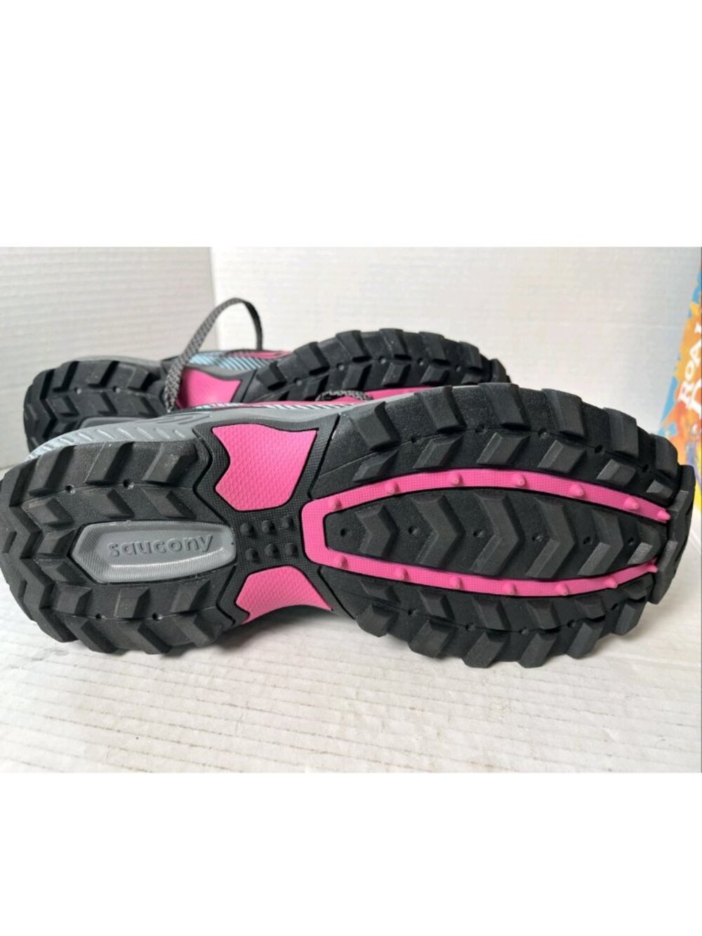 Saucony Excursion TR16 Trail Shoes Women’s 10 Black Pink S10744-10 - Picture 12 of 15